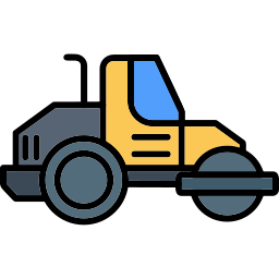 Road roller icon