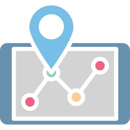 geographisches positionierungs system icon