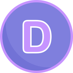 Letter D icon