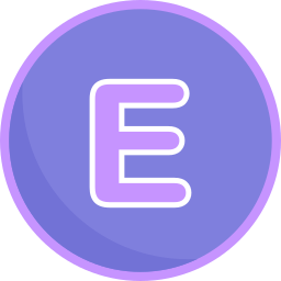 Letter e icon