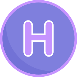 Letter h icon