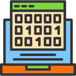 Binary code icon