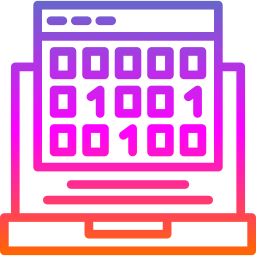 Binary code icon