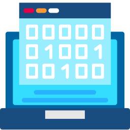 Binary code icon