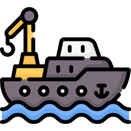 Cargo ship icon