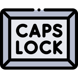 caps lock Ícone