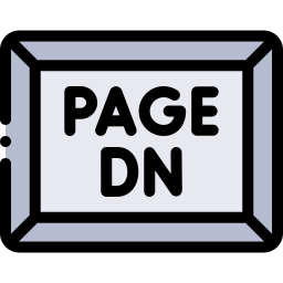 page down Ícone