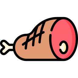 Ham leg icon