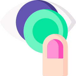 Contact lens icon