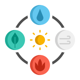 natuurlijke bronnen icoon