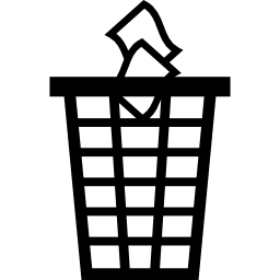 Dust bin icon