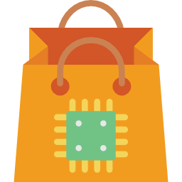 Shopping bag icon