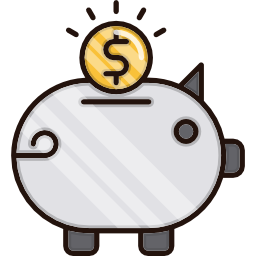 Piggy bank icon