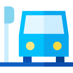 Bus stop icon