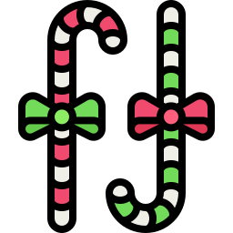 Candy cane icon