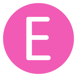 Letter e icon