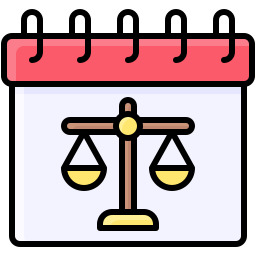 Justice scale icon