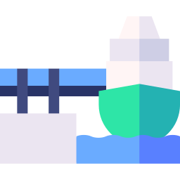 Boarding bridge icon