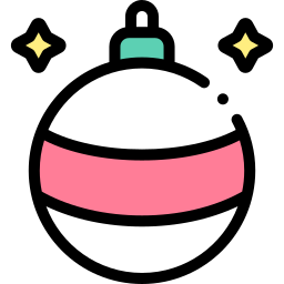 Christmas ball icon