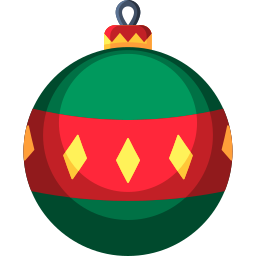 bola de natal Ícone