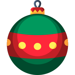 Christmas ball icon