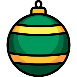 Christmas ball icon