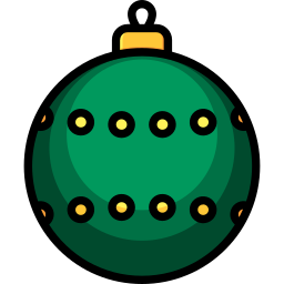 Christmas ball icon