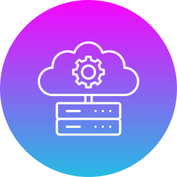 Cloud storage icon