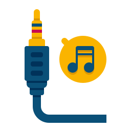 audio kabel icon