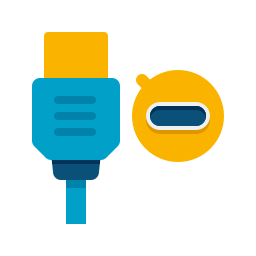 usb cケーブル icon