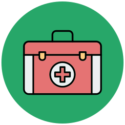 First aid kit icon