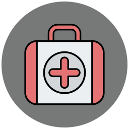 First aid kit icon