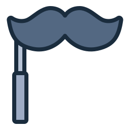 bigode Ícone