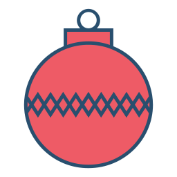 Christmas ball icon