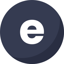 Letter e icon