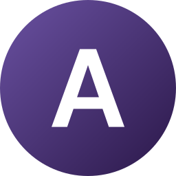 Letter A icon