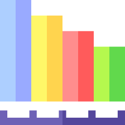 diagramme à bandes Icône