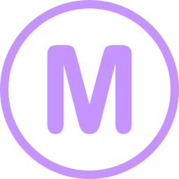 Letter m icon