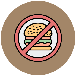 No Fast Food icon