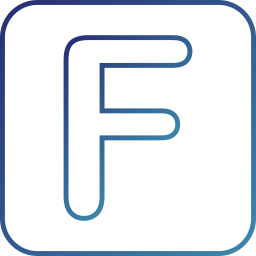 Letter f icon