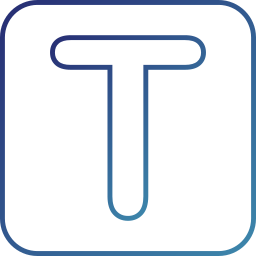 Letter T  icon