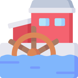 Water wheel icon