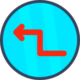 Zigzag arrow icon