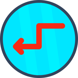 Zigzag arrow icon