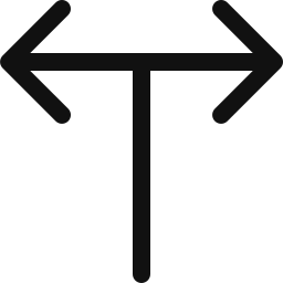 T junction icon