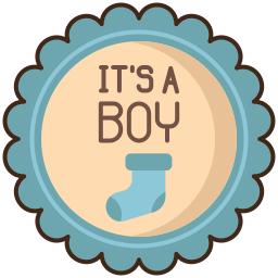 Gender reveal icon