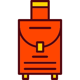 Travel bag icon