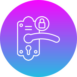 Door lock icon