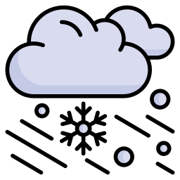 Snow storm icon