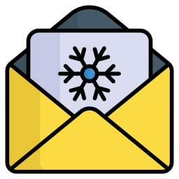 Christmas card icon